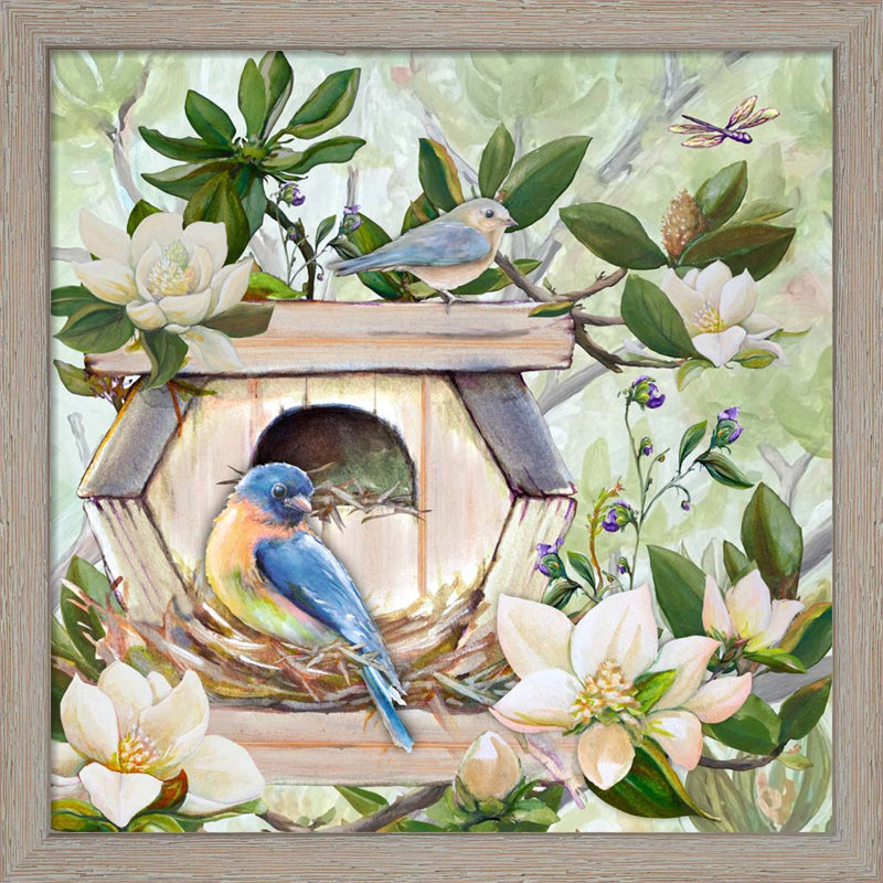 Birdhouse I par Diannart, art mural encadré