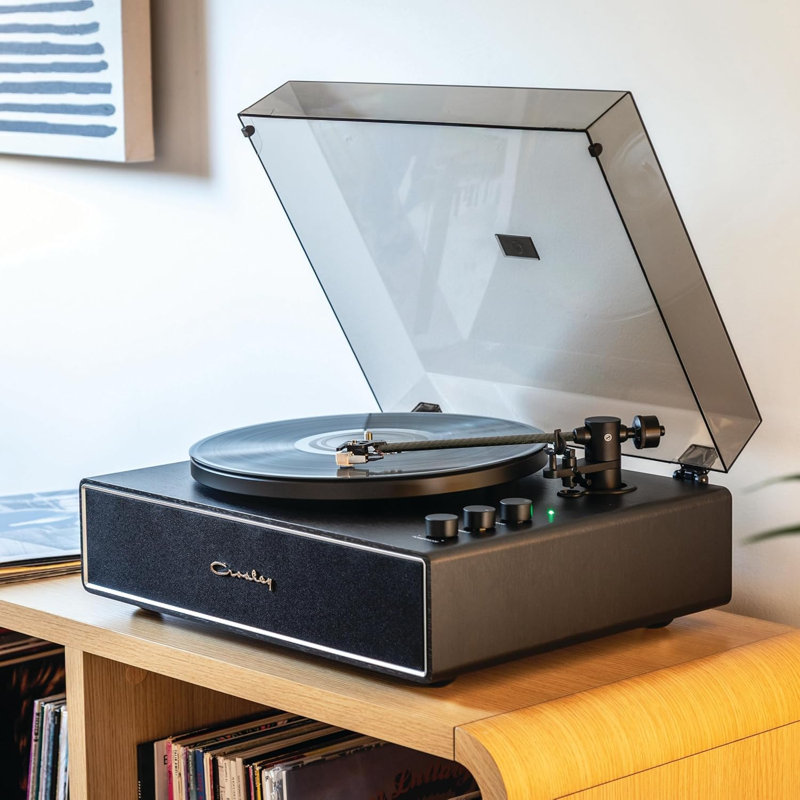 Platine vinyle Crosley, platine tout-en-un avec haut-parleurs intégrés