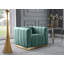 Fauteuil en velours de 38,5 po Tyneside-1883192240