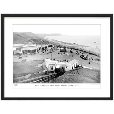 Scarborough, View From North Cliff C1955 by Francis Frith - Single Picture Frame Print