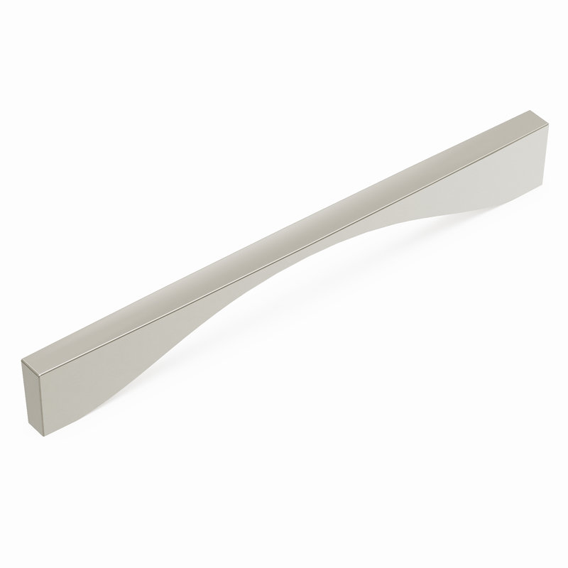 Channel Appliance Pull, 12", Satin Nickel