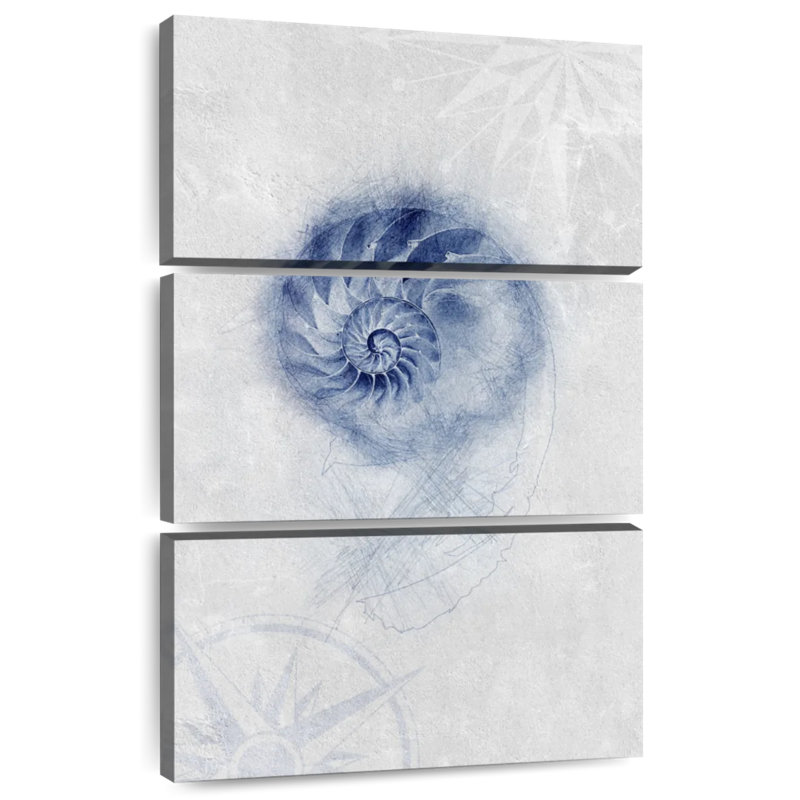 Brampt Ocean Memories I, 65" H x 42" W