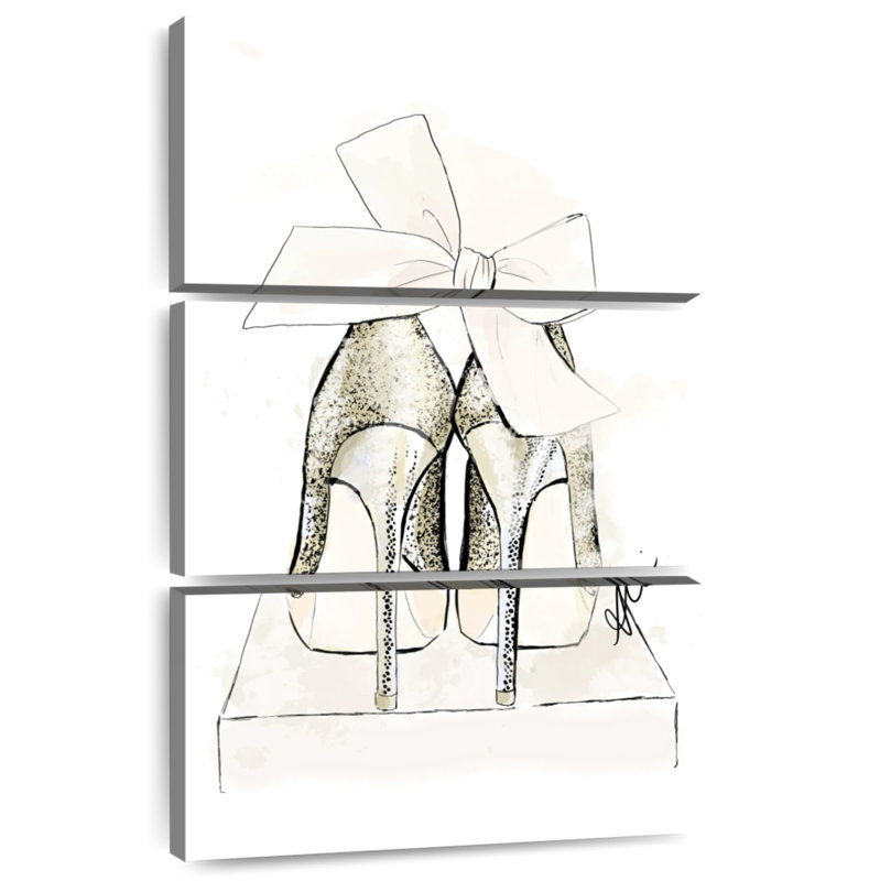 Party Shoes, 74" H x 48" W