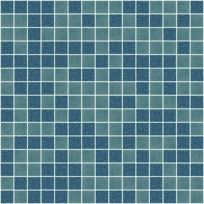 0.75" x 0.75" Glass Grid Mosaic Tile