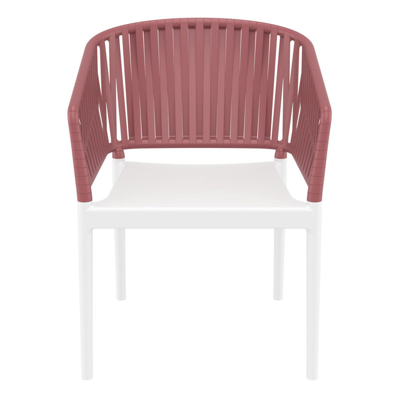 Chaise de salle à manger Newport, Marsala / blanc