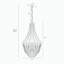 Lustre empire unique / remarquable à 4 lumières avec accents perlés-1802341942