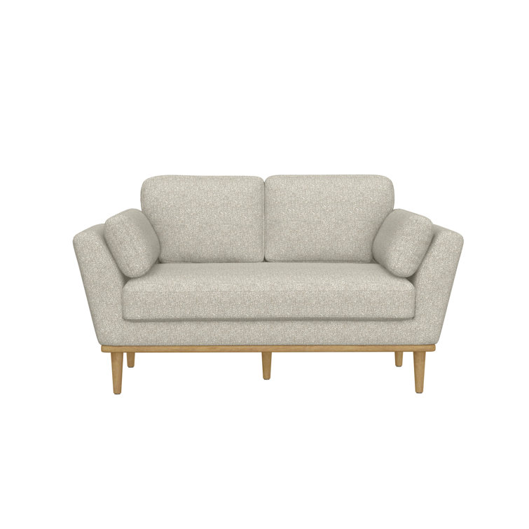 83'' Upholstered Sofa Set With Reversible Tray Ottoman