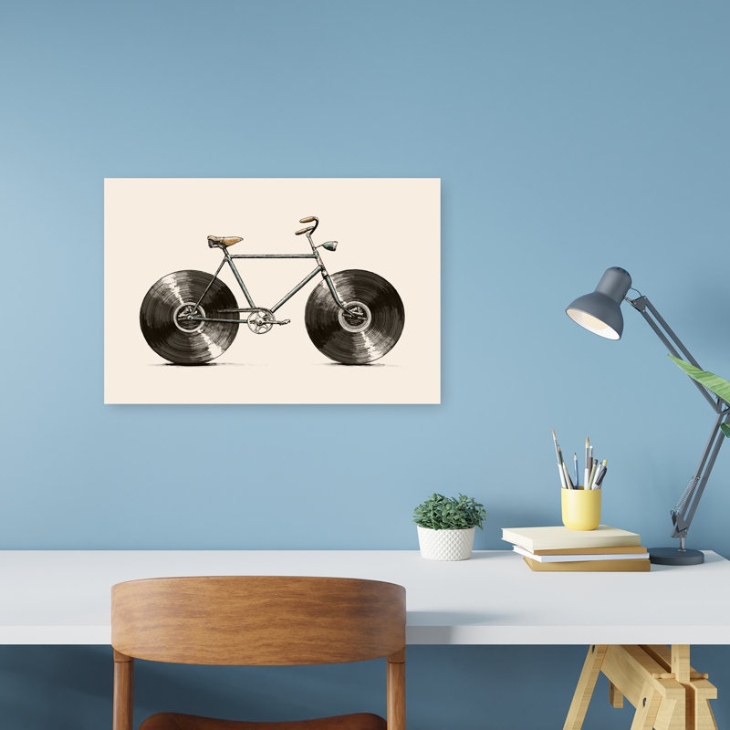 Reproduction d'art mural rétro en vinyle rétro, H 12 po x l 18 po