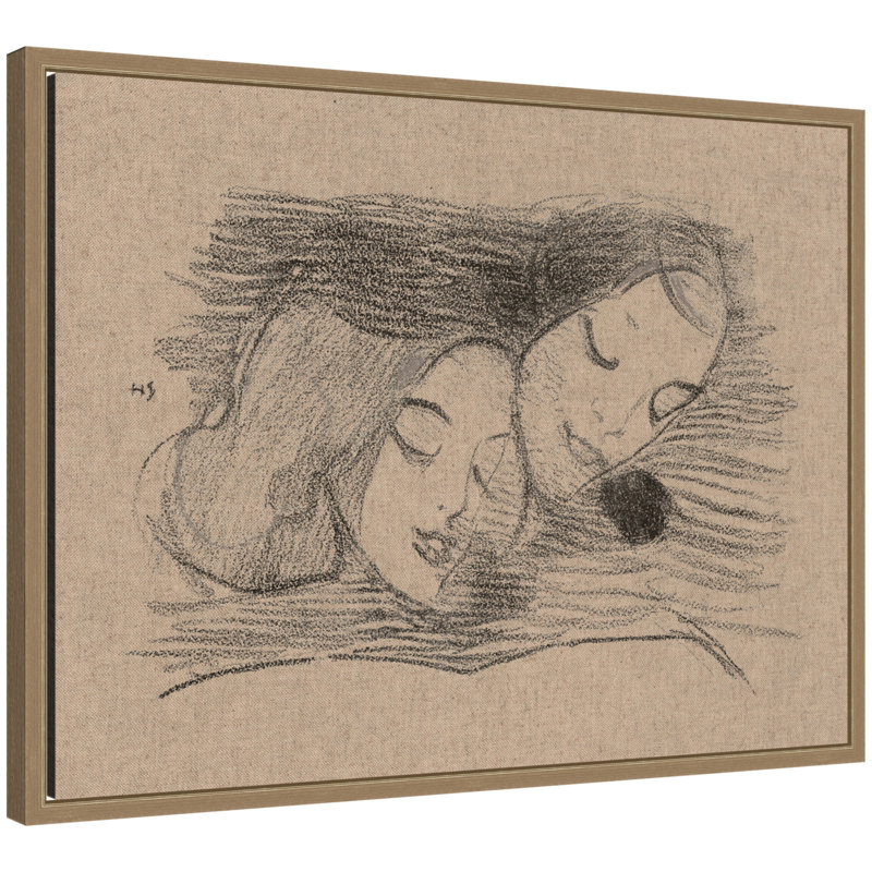 «Image Book Helene Schjerfbeck» par Nostalgia Prints, reproduction d'art sur toile encadrée