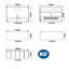 Hotte murale sans conduit 60 pouces 2500CFM en acier inoxydable