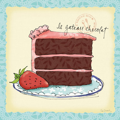 Dessert Please I - Wrapped Canvas Painting