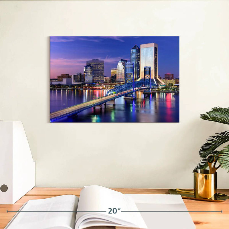 Paysage urbain Sirci Jacksonville, H 8 po x l 12 po