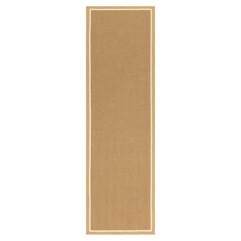 Stair Runner Sadina Herringbone, Linen Cream, Stair Runner 67 x 800 cm