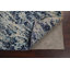 Tapis ivoire / bleu noué à la main de conception unique 9 pi x 12 pi 2 po New Age