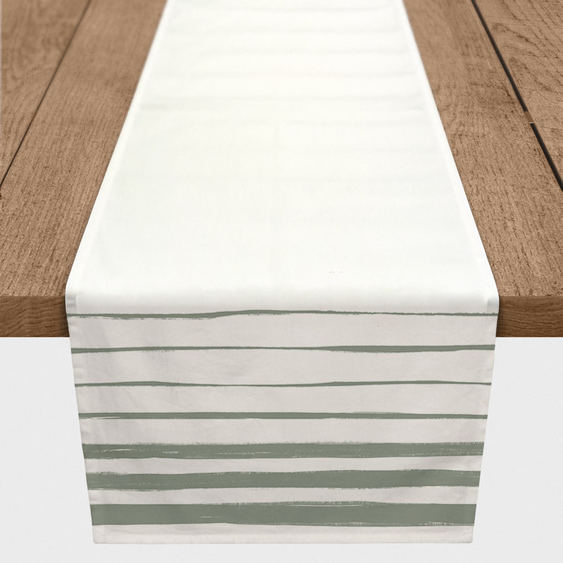 Dylon Table Runner, Green, 72" x 16"