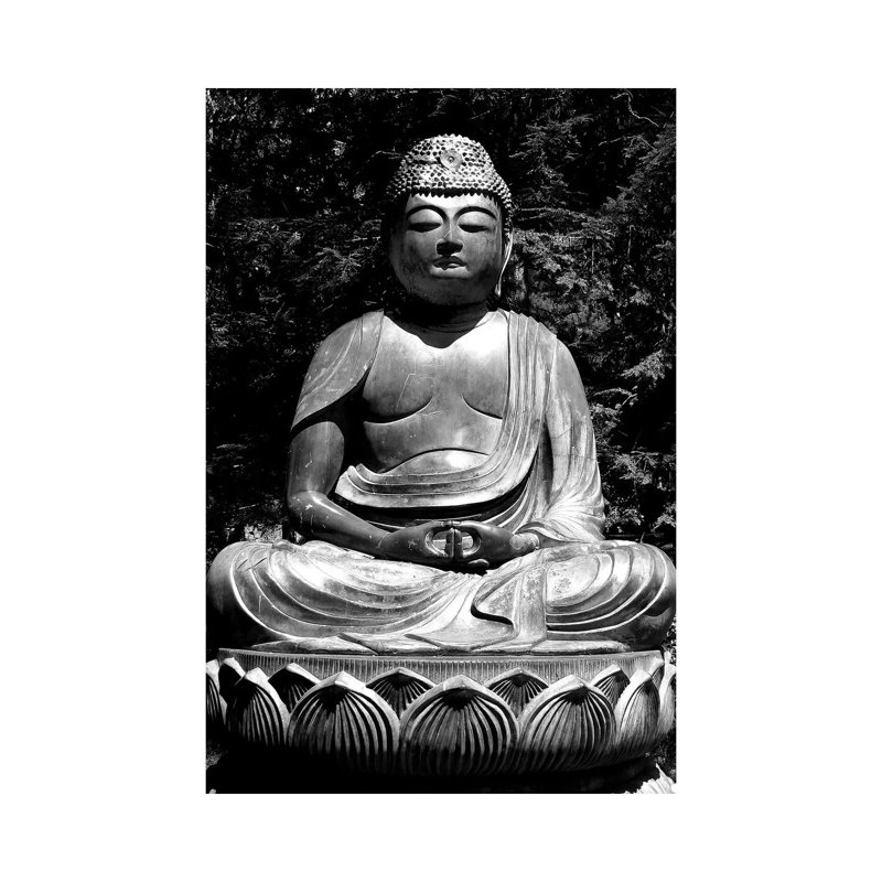 Asian Buddha by Unknown Artist - Wrapped Canvas Print, 20.32 cm H x 30.48 cm W