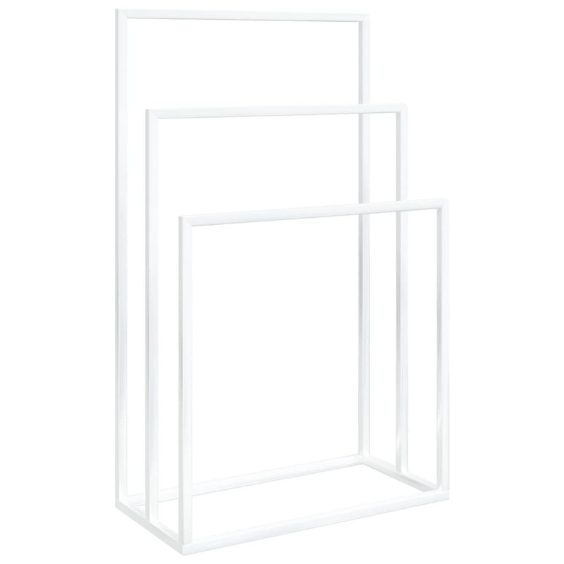 Moraby 3 Freestanding Towel Rack, White