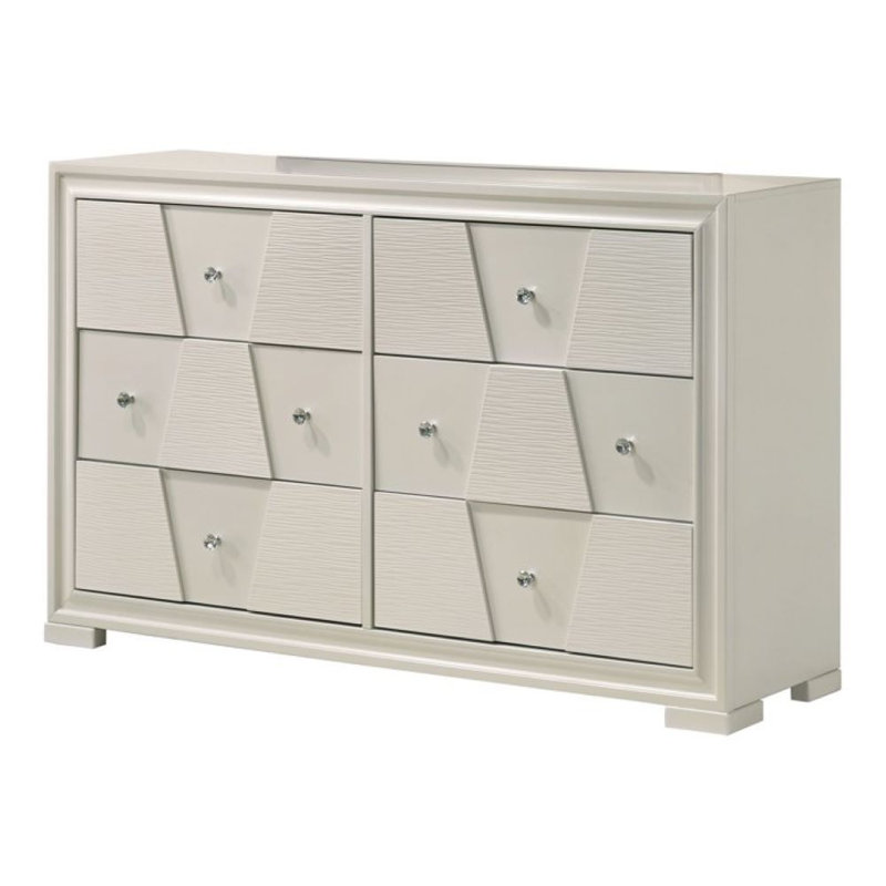 Commode 6 tiroirs avec miroir Montes