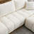 Boucle Fabric 110" Modular Sectional Sofa-1440220103