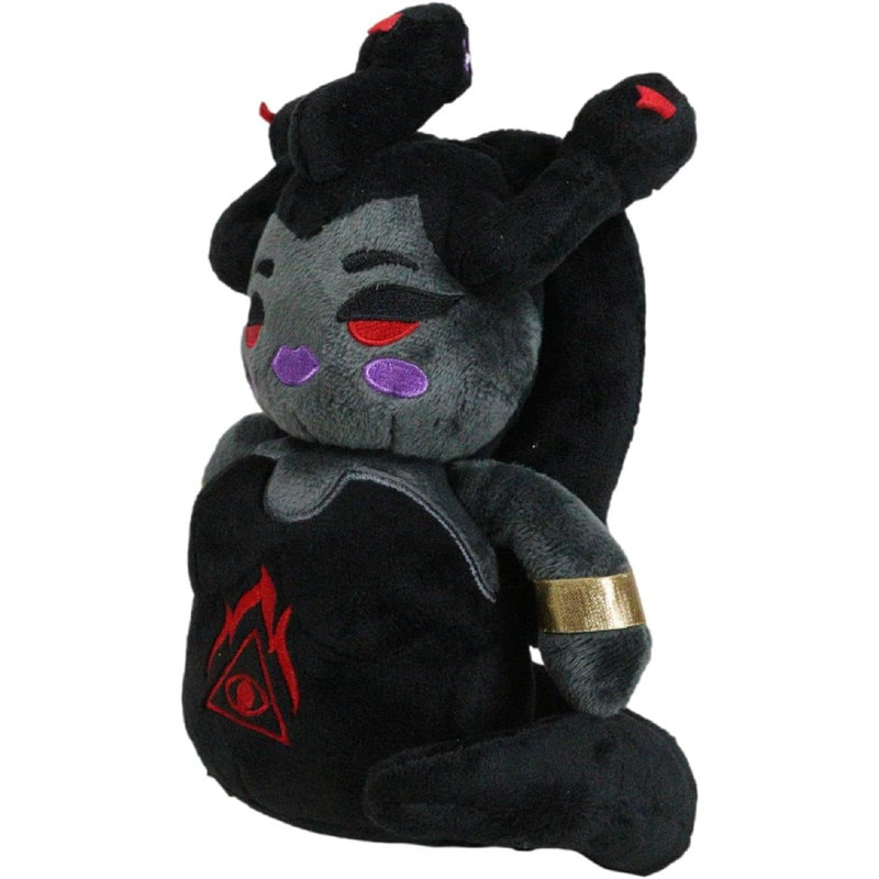 Mythologie grecque, déesse Gorgone, méduse avec poils de serpent, peluche douce
