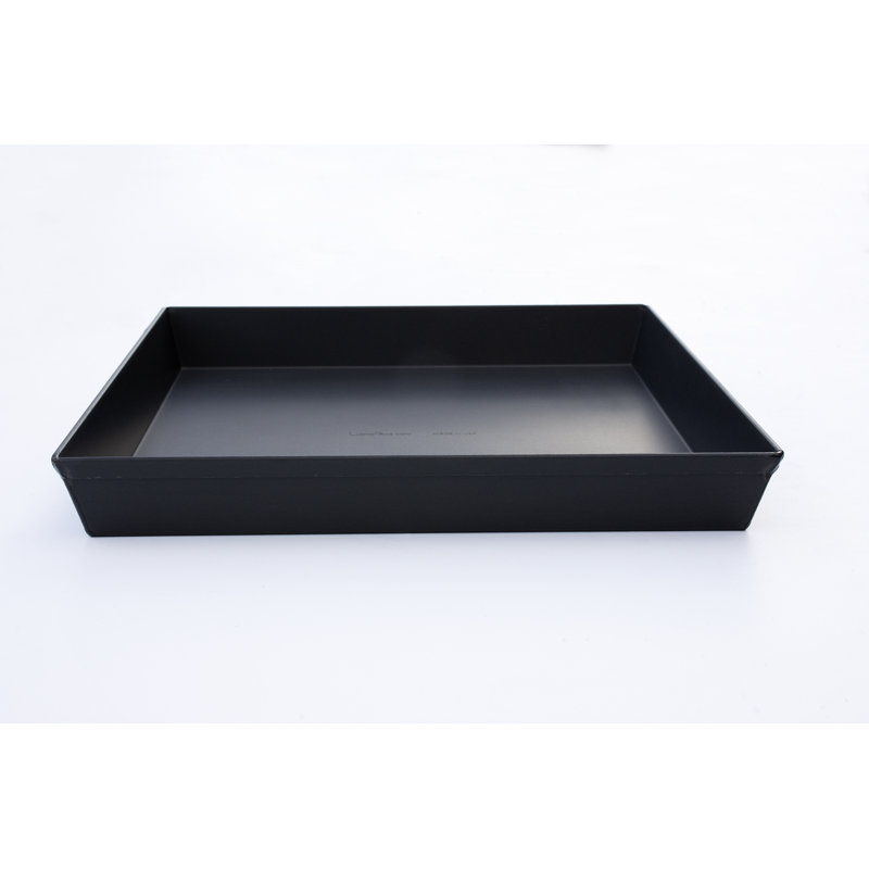 10-Inch Dark Aluminum Sicilian Style Pizza Pan