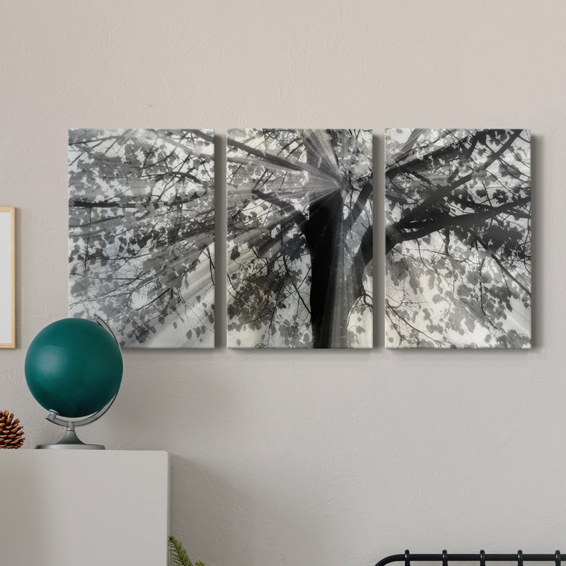 «Story From Light And Shadow» - Toile tendue avec châssis de qualité supérieure - Prêt à être accroché