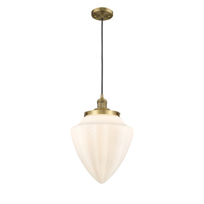 Luminaire suspendu simple à 1 lumière