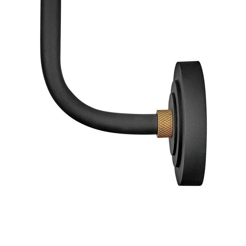 Foundry Wall Mount Outdoor Barn Light, 17" H x 12" W x 20" D, Black