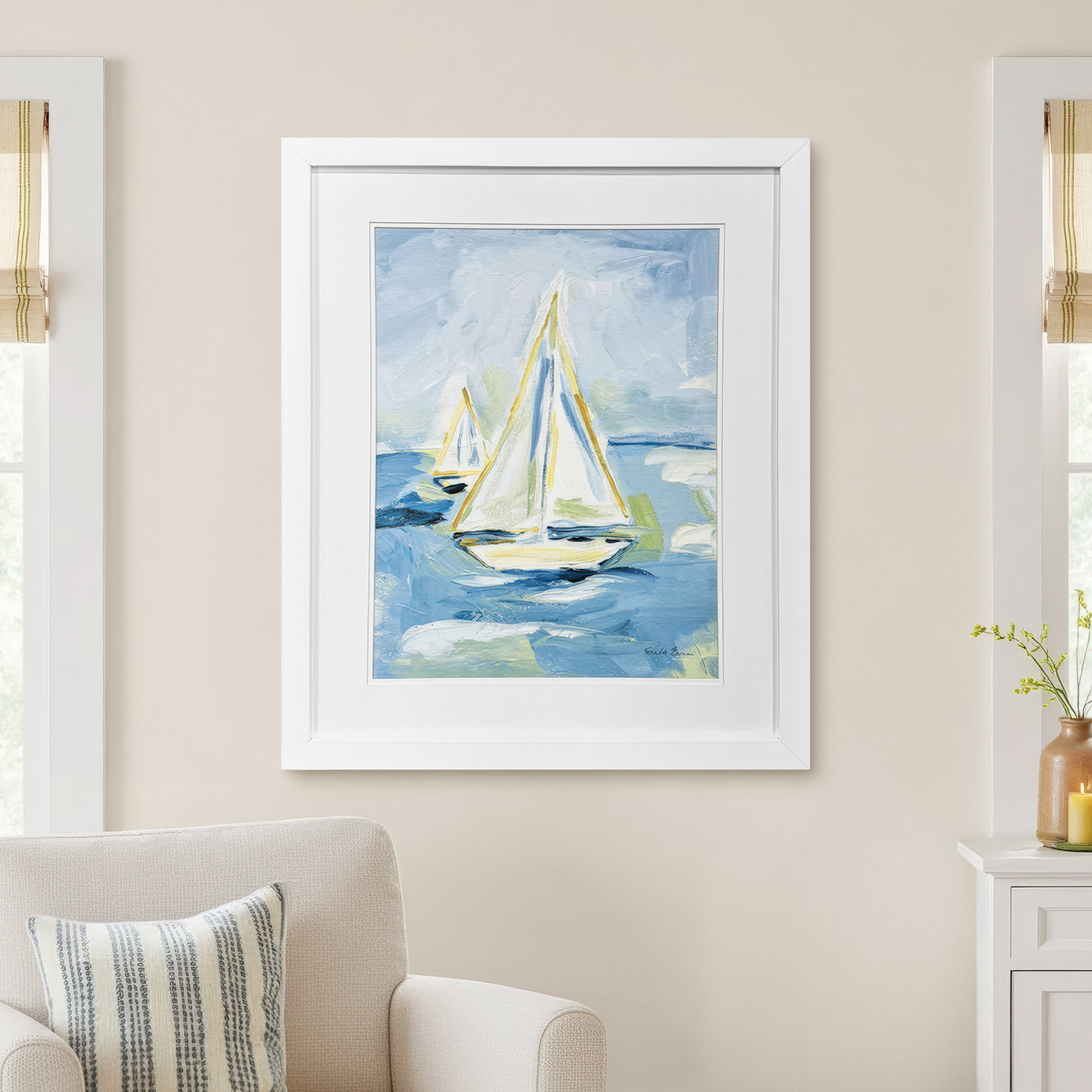 Arabella "Setting Sail II" Painting
