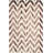 Vandermark Hand Tufted Wool/Cotton Geometric Rug in Maroon/Ivory-16763132