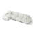 4 - Piece Upholstered Offwhite Chenille Modular Sectional Sofa with Armrests & Throw Pillows-1202867594-1202867638