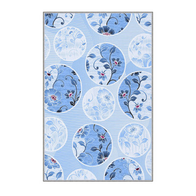 Premium 3D Printed Carpet, 4.6 x 7.2 Feet, 100% Polyester, 0.3 Inches Pile Height | Antibacterial, Non-Slip Underside, Machine Washable | Perfect for Living Room, Bedroom, and Kids' Play Areas, Durable & Stylish