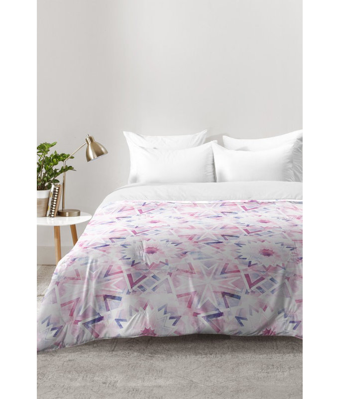 Dash And Ash Modern & Contemporary Abstract Comforter Set, Full/Queen Comforter + 2 Standard Shams