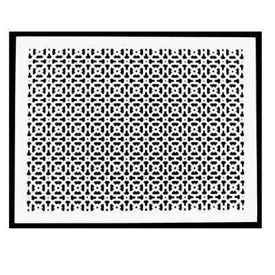 Ouverture de conduit 16 po x 20 po AIR RETOUR | Couvercle de conduit lourd en aluminium coulé (18 po x 22 po au total) | Thermolaqué
