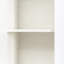 Armoire de rangement pour salle de bain avec 2 portes et 2 tiroirs, unité de rangement étroite