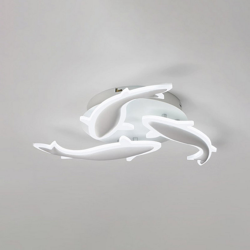 Altynbek Acrylic LED Semi Flush Mount