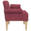 Loveseat with Button Tufted Fabric Loveseat Bench
