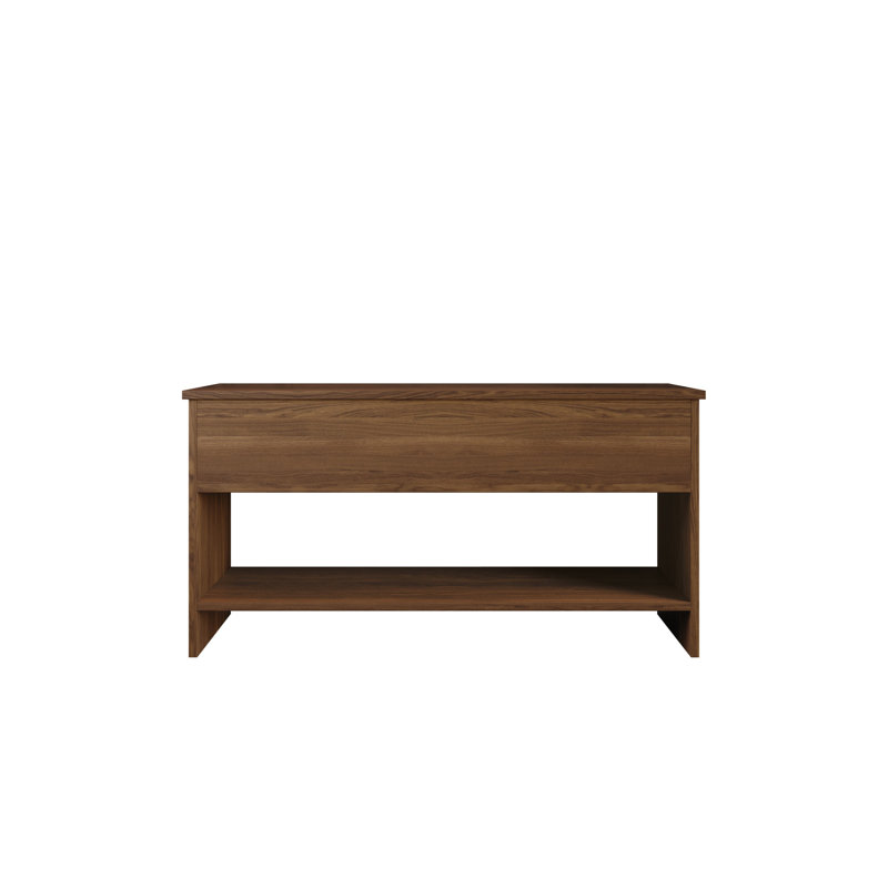 Glendive Storage Cabinet Bench, Brown