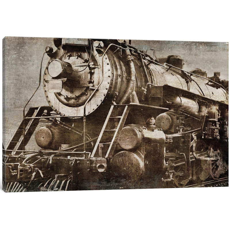 «Locomotive» par Dylan Mattews, reproduction de photo sur toile tendue, H 8 po x l 12 po x P 0,75 po