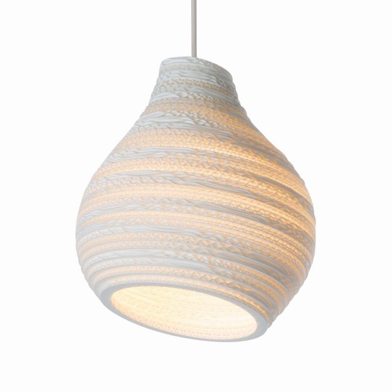Luminaire suspendu Scraplights Hive 9 - blanc, H 11 po x l 9 po x P 9 po, Blanc