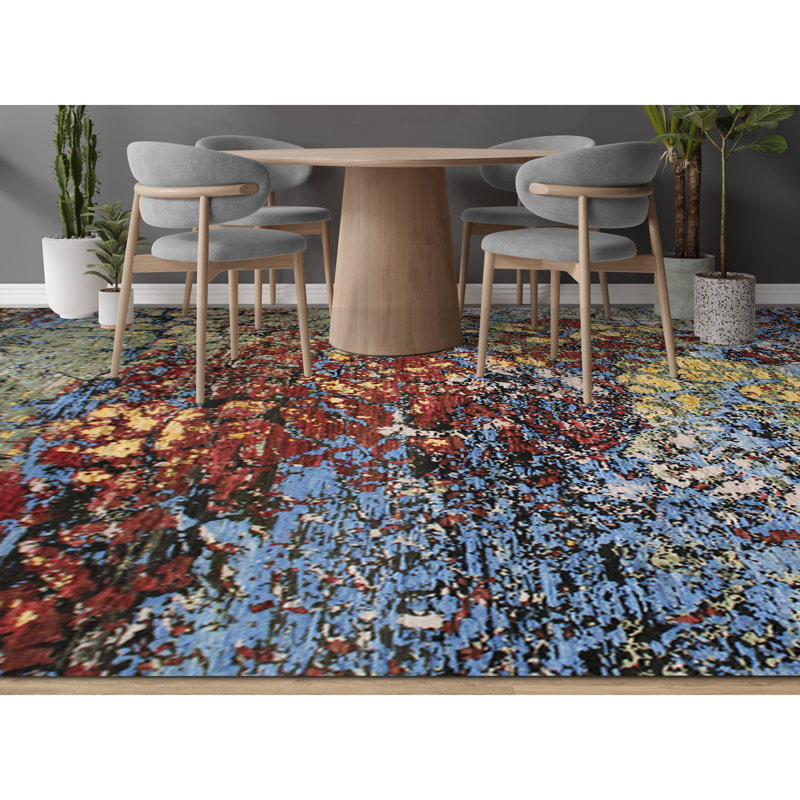 Abstract Area Rug, Rectangle 10' x 14'