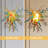 6-Light Modern Artistic Hand-Blown Glass Sputnik Chandelier