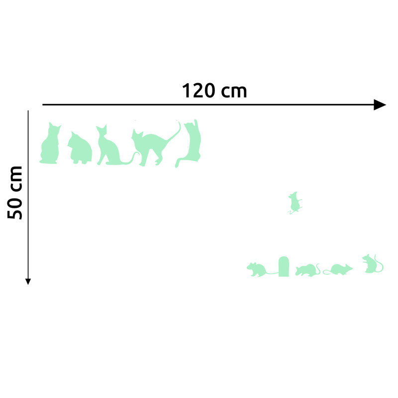 Animals Non-Wall Damaging Wall Decal