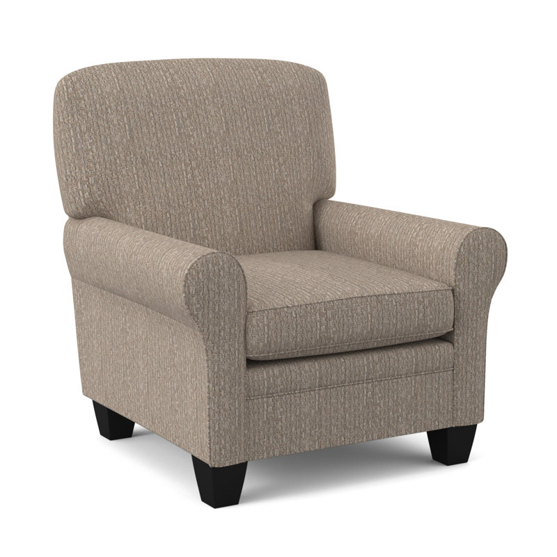 Wathen Upholstered Armchair, Bronco Mouse