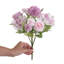 2 faisceaux de pivoines artificielles et fleurs d'hortensias artificielles pour la décoration de la maison Bouquet de mariage, mauve-58864474
