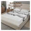 Matelas en mousse pour lit très grand de 12 pouces - fabriqué au Japon avec un tissu respirant rafraîchissant, un support à rebond élevé et des matériaux écologiques pour les chambres modernes