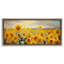 Art mural sur toile panoramique encadré champ de tournesol par Ramona Murdock-2135280423-2135280603