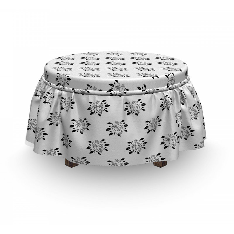 Box Cushion Ottoman Slipcover