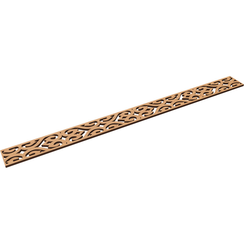 Moulure de chantournage Keene, H 4 po x l 46,375 po x P 0,375 po, Érable