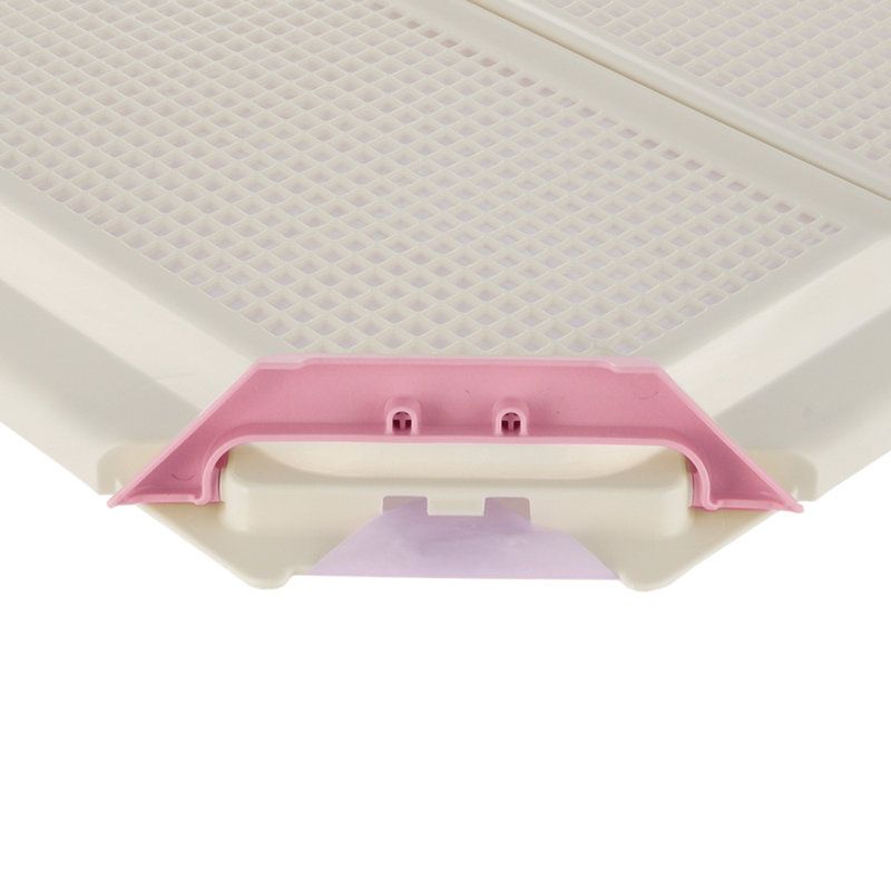 Porte-coussin en filet Paw Trex, Beige / Rose